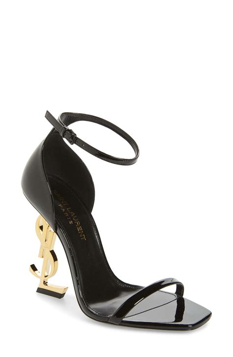 black ysl sandals|ysl high heels sandals.